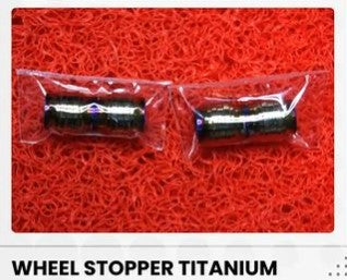 MS WHEEL STOPPER TITANIUM