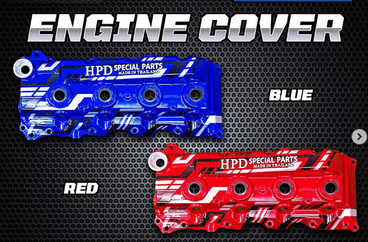 HPD COVER ENGINE VIGO BLUE/RED