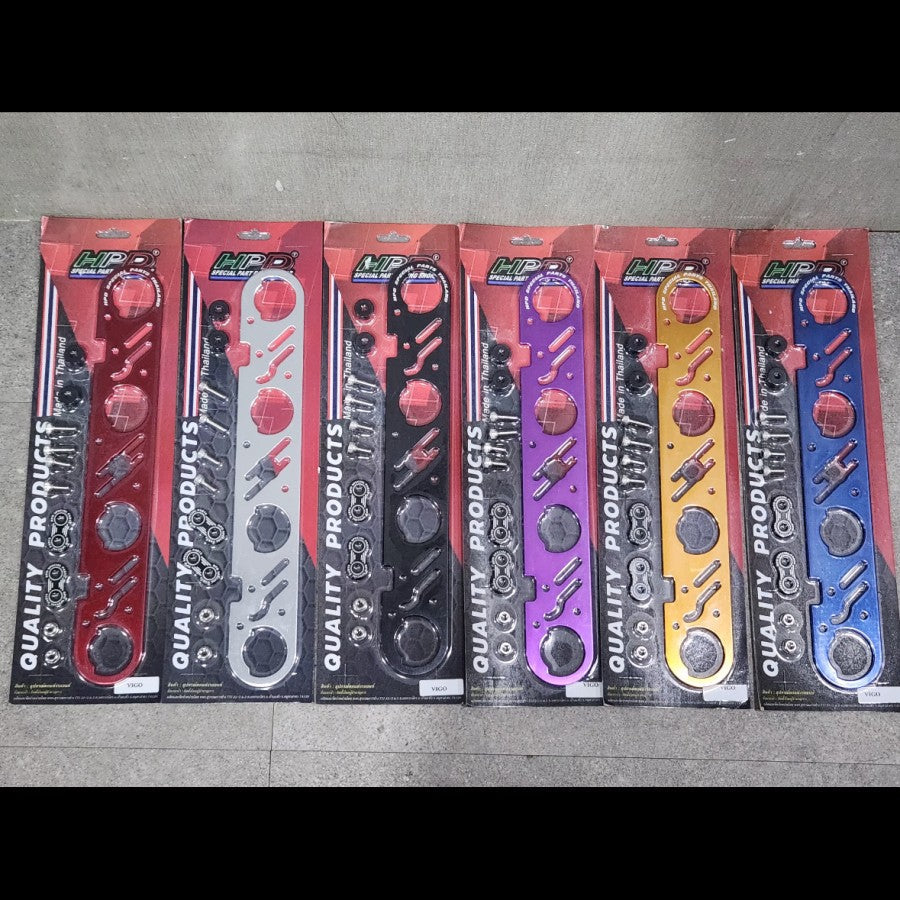 HPD COVER INJECTOR PLATE VIGO BLACK/BLUE/RED/GOLD