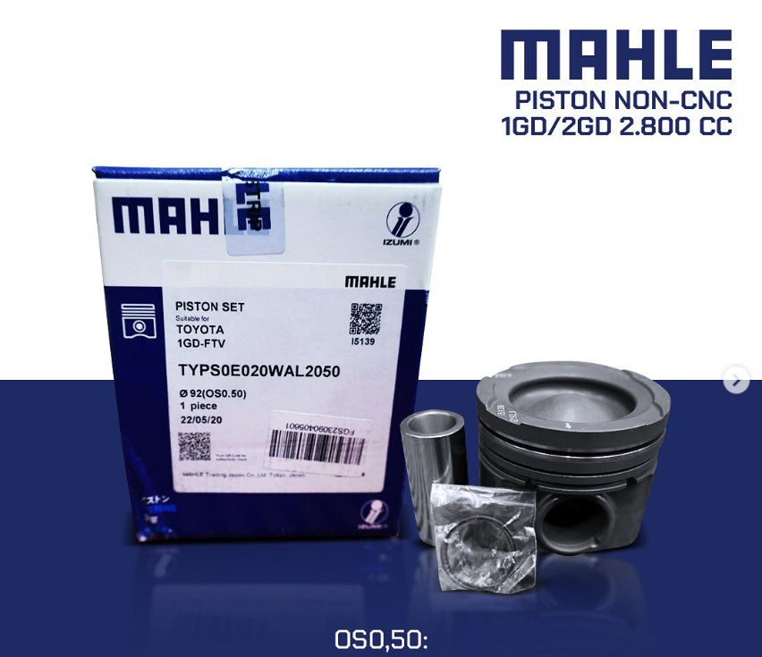 MAHLE PISTON NON-CNC 1GD/2GD 2800CC OS 0.50