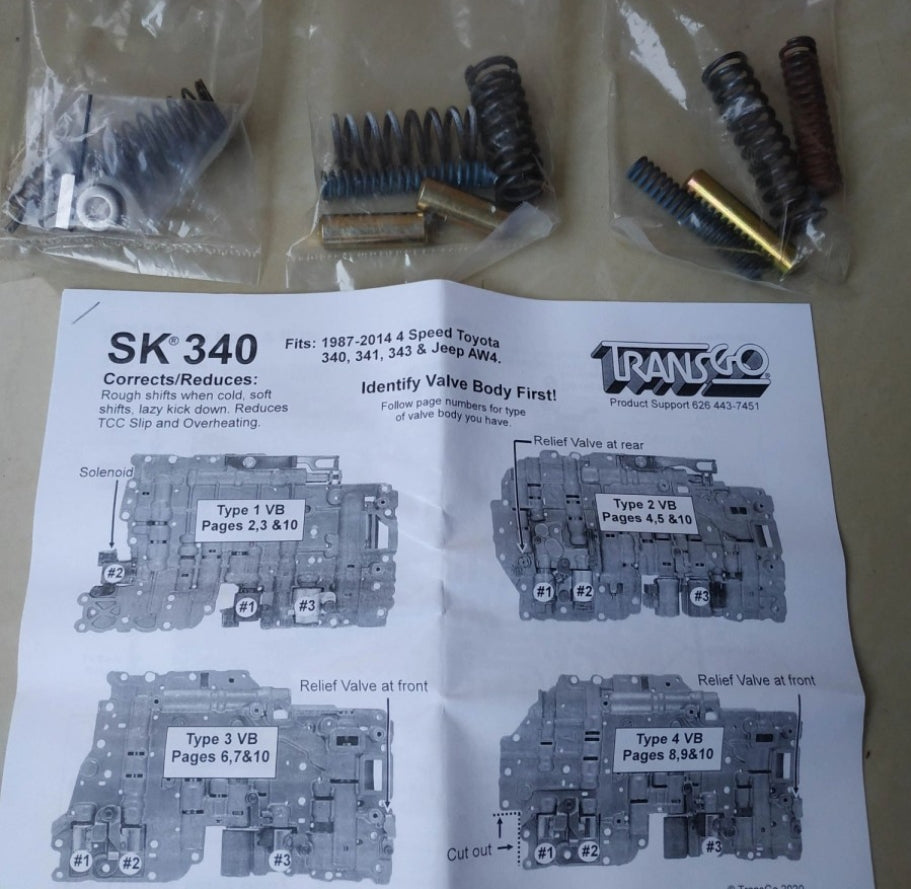 TRANSGO SK-340 SHIFT KIT