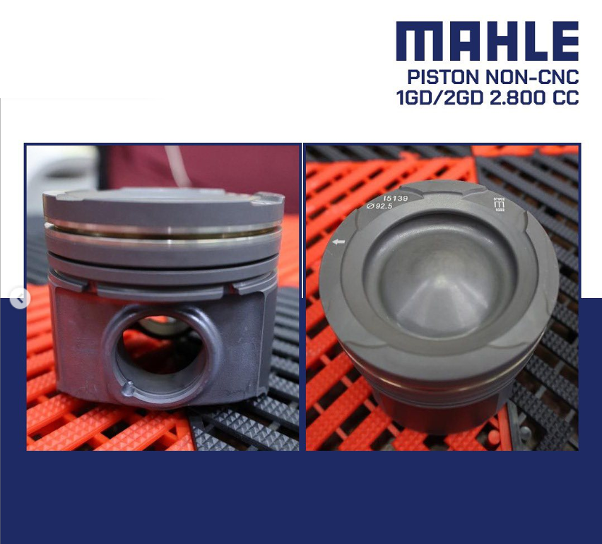 MAHLE PISTON NON-CNC 1GD/2GD 2800CC OS 0.50