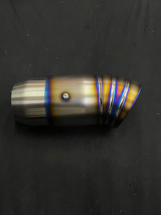 MS TAILPIPE 3" SHORT TITANIUM