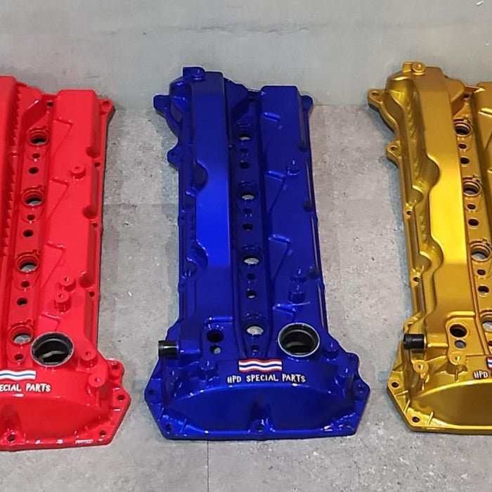 HPD COVER ENGINE REVO BLUE/RED